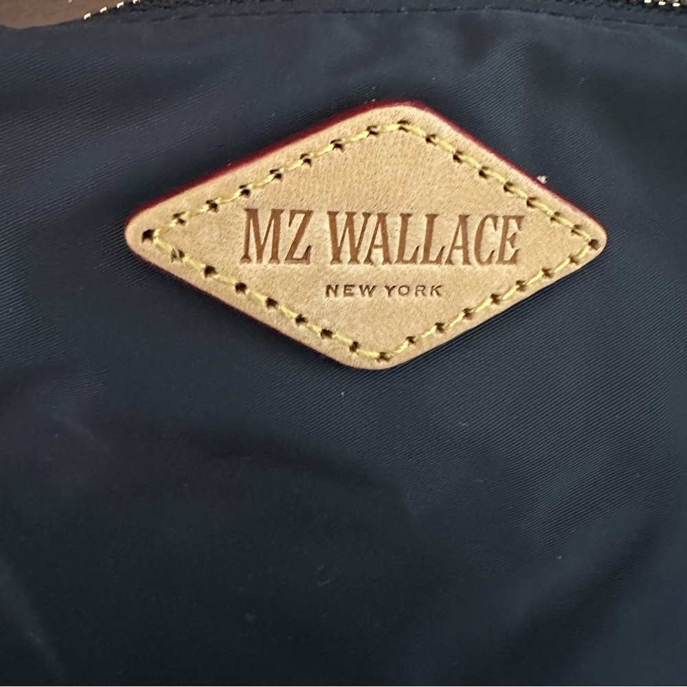 MZ Wallace The Metro Tote® Deluxe - Mini - Gold Multi Tweed Crossbody NWOT $258 - Picture 8 of 15